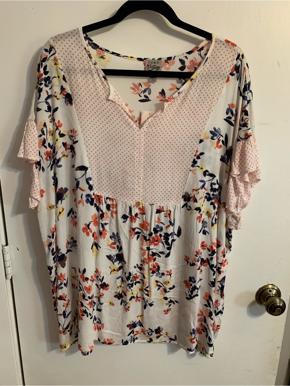 Women’s floral blouse